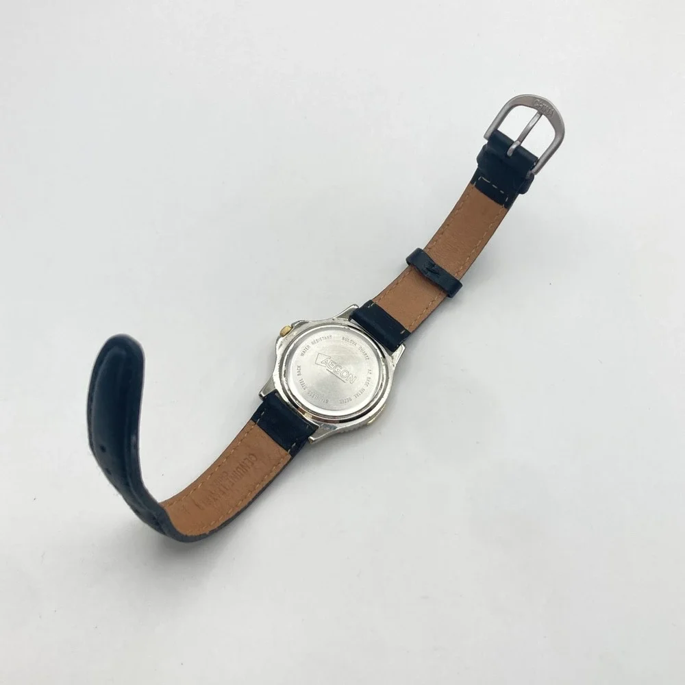 Caravelle by Bulova Women's Watch 29mm Silver Tone Blue Dial Date New Battery